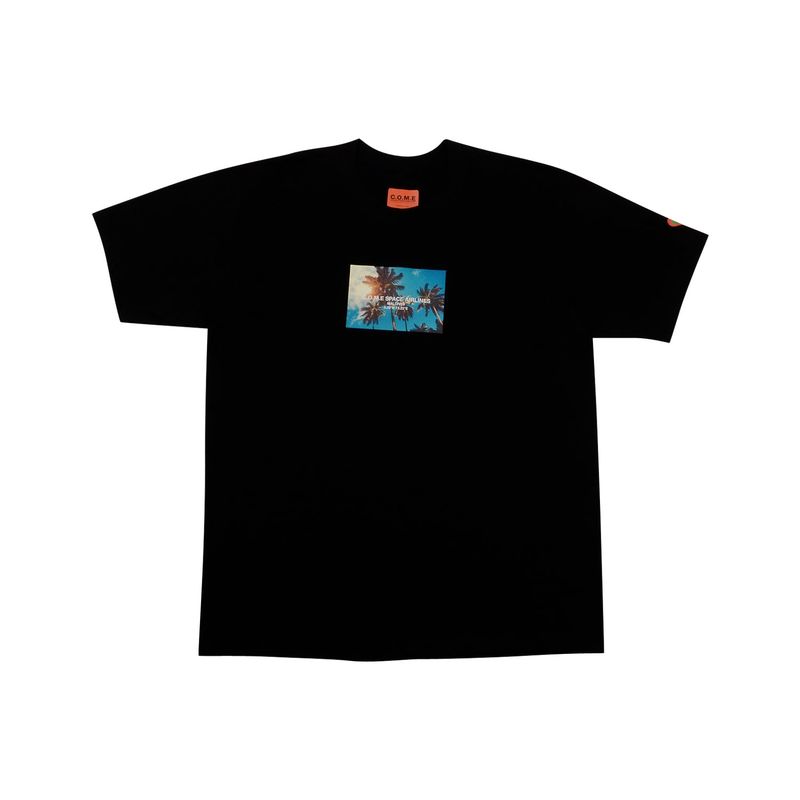 C.O.M.E（シーオーエムイー）の「[UNISEX] ‘MALDIVES’ T-Shirt (Black)（Tops）」