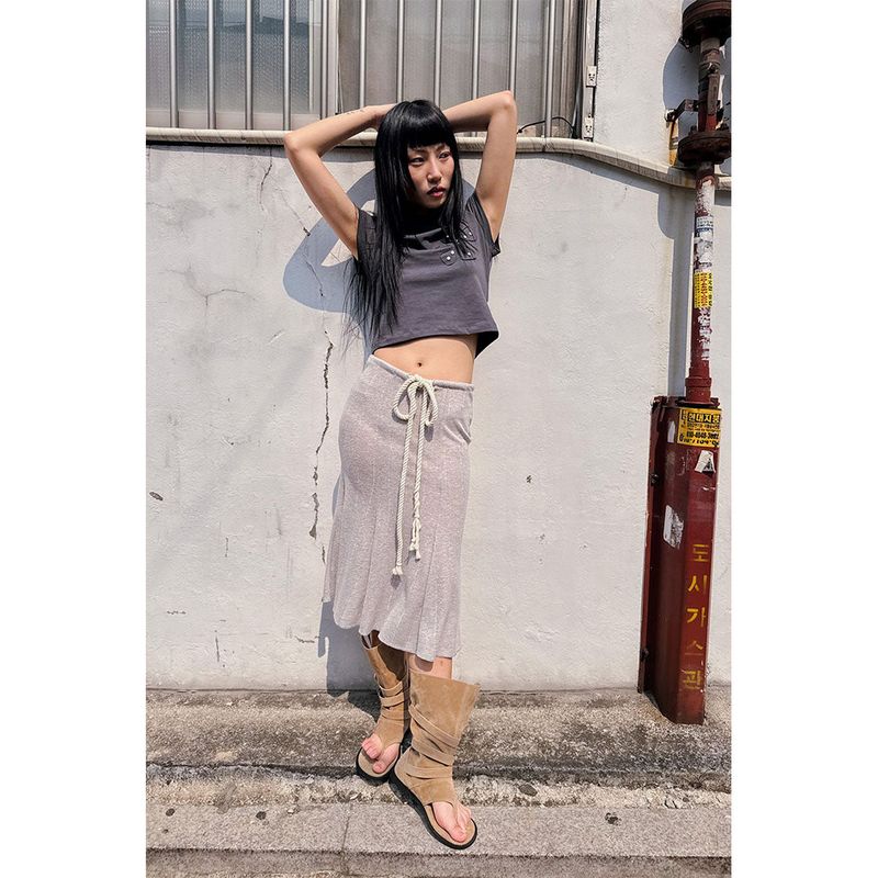 ROPE FLARE SKIRT