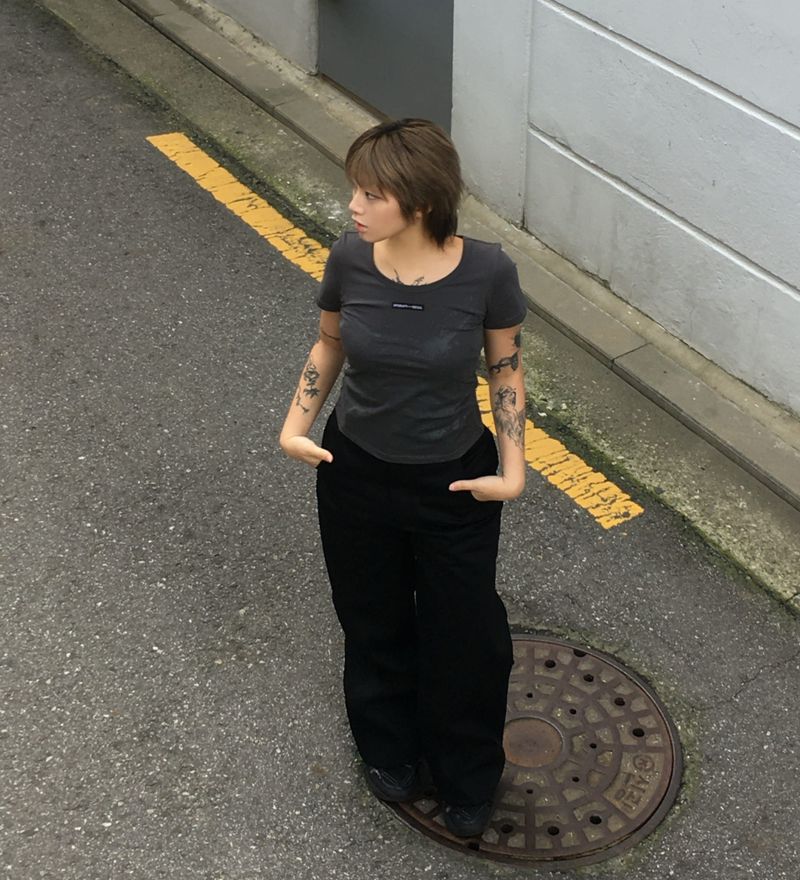 MOVEMENT DENIM PANTS BLACK