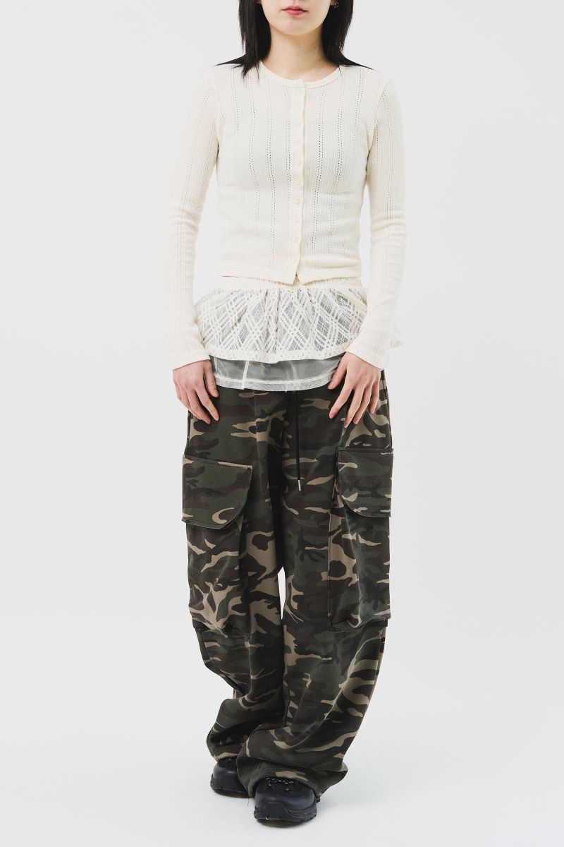 Teo Camo Pocket Sweatpants (2color)