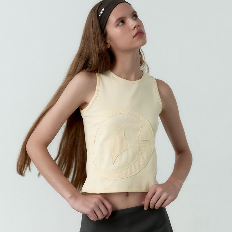 GIGAL GG SLEEVELESS TOP