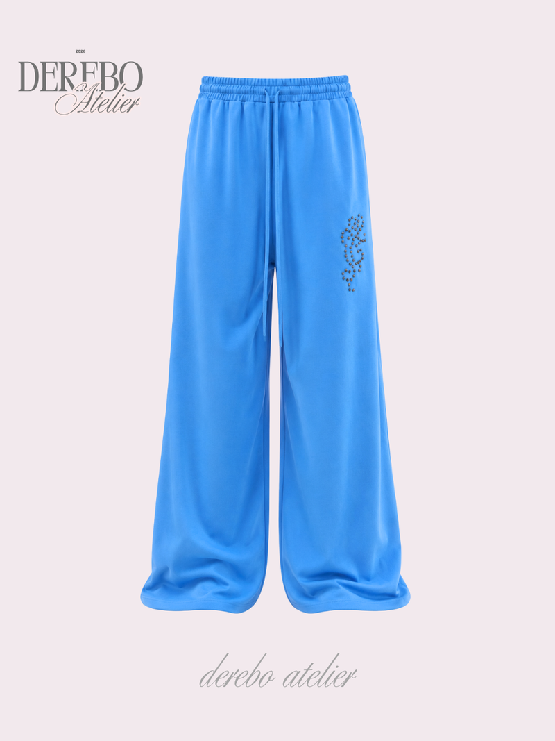 dereborujo（ドレボルゾー）の「Blue beads banding wide pants（Pants）」