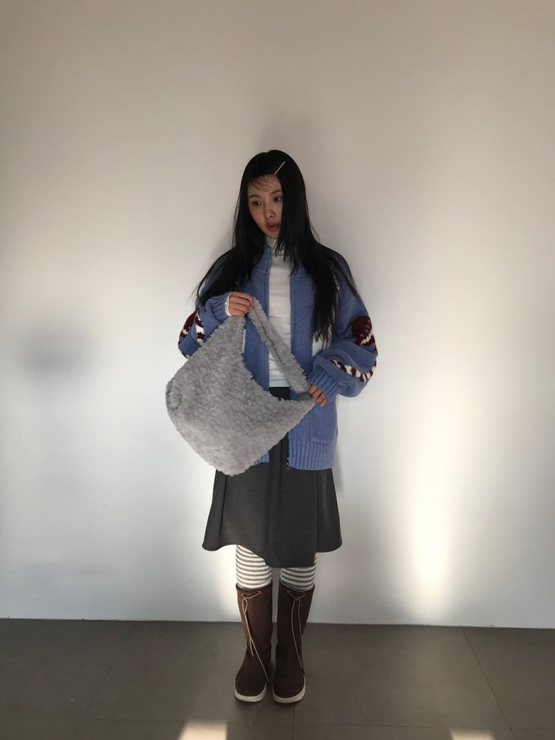 Hubble High Neck Knit Zip-Up (2 Colors)