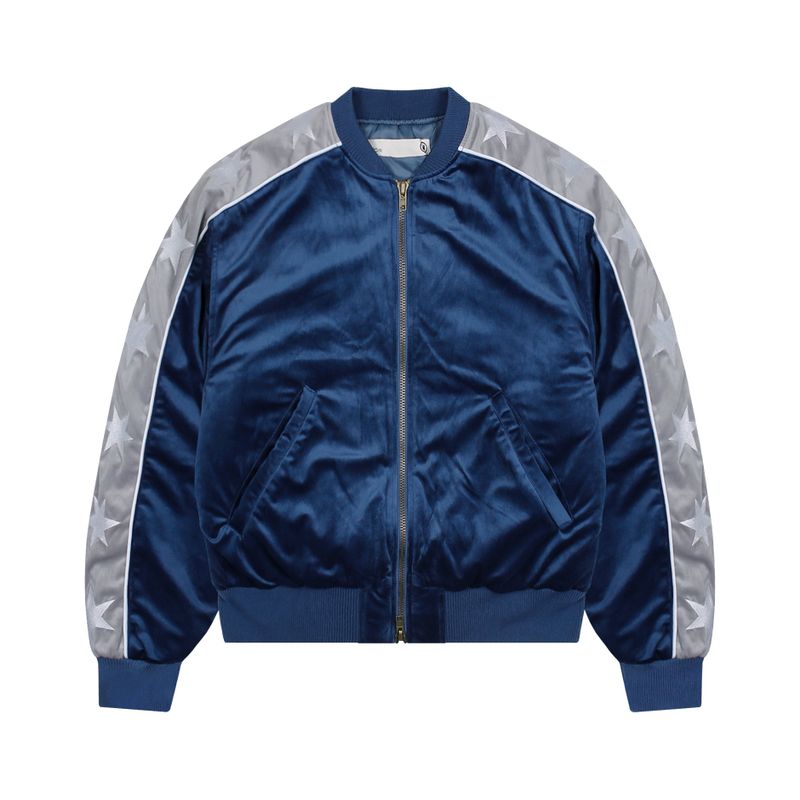 GLACK（グラック）の「GJ062 Starline Velvet Stadium Padding Jacket (NAVY)（Jackets/Outerwear）」