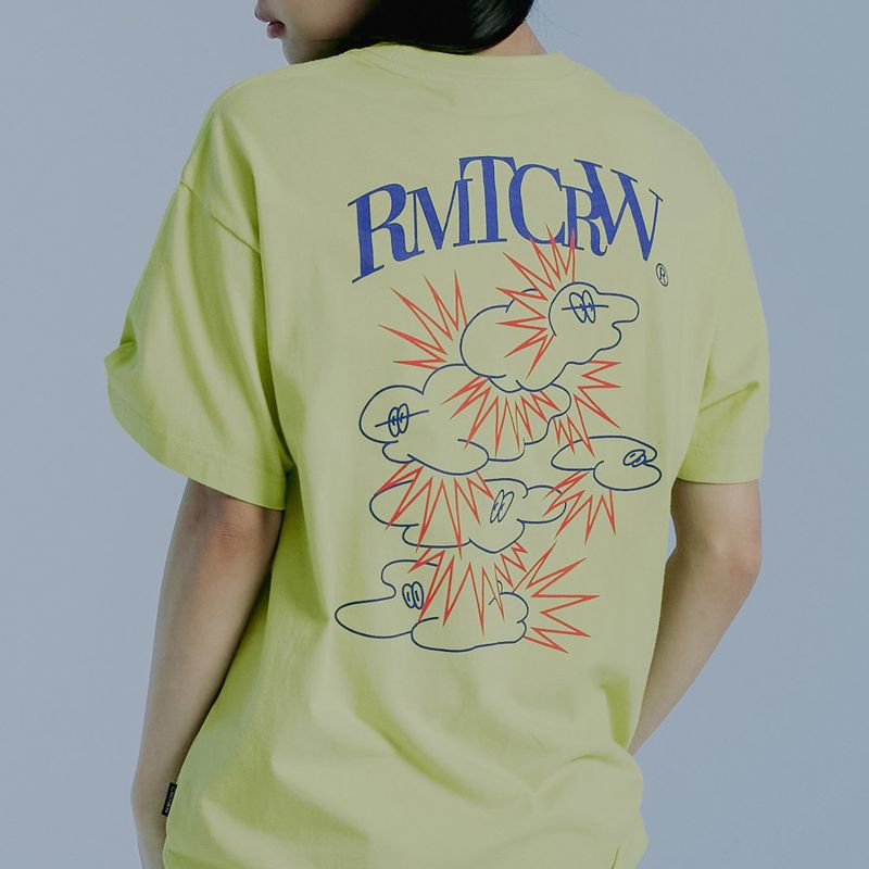 ROMANTIC CROWN(ロマンティッククラウン)の「THUNDER CLOUD TEE SHIRT_LIGHT GREEN(Tops)」