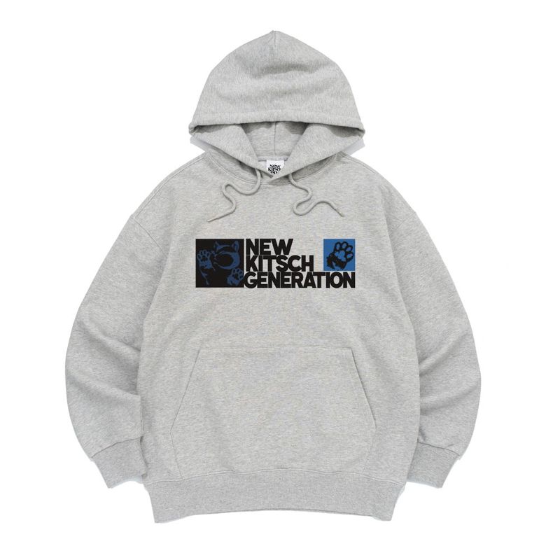 CLEAR GLASS HOOD TEE-MELANGE