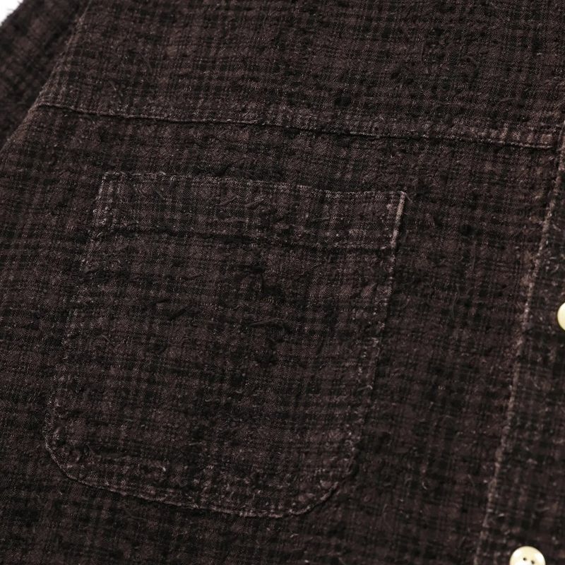 FADED TEXTURE CHECK SHIRT