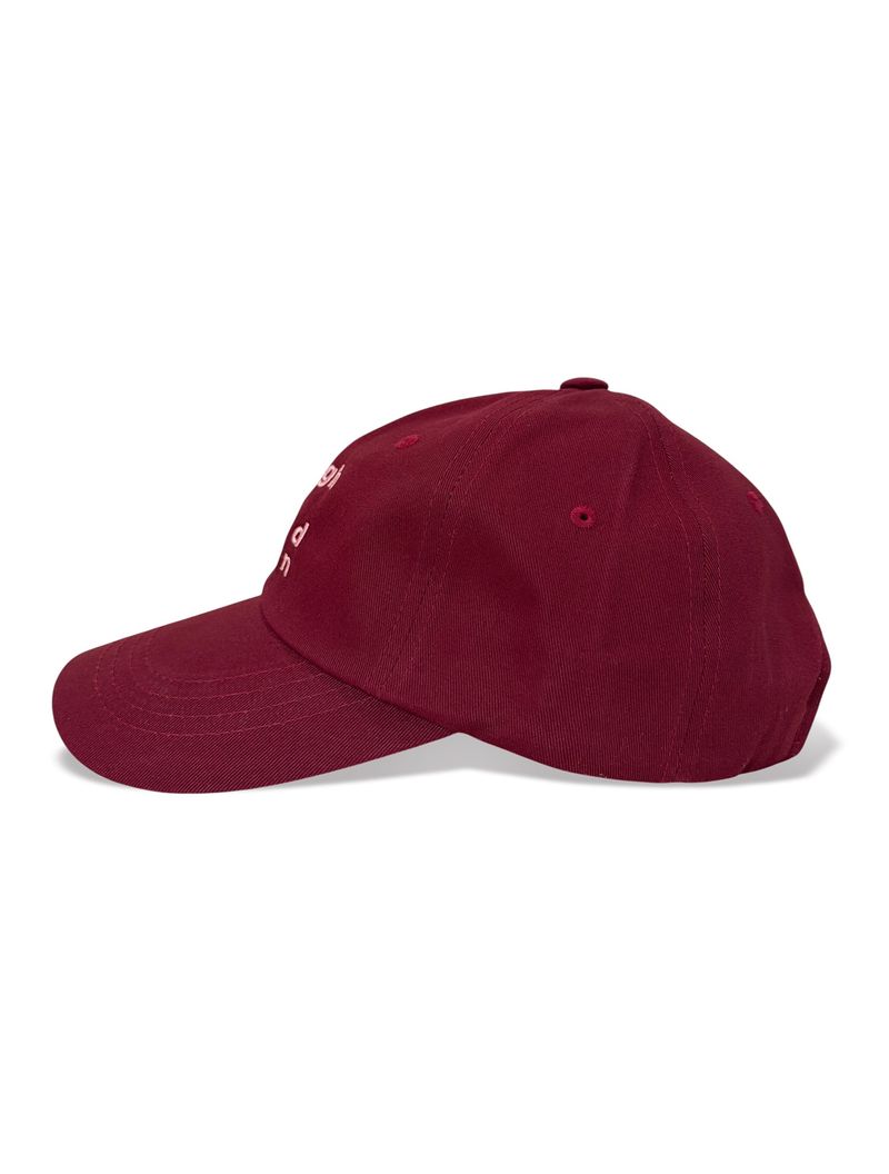 000Design Logo Ball Cap / Burgundy