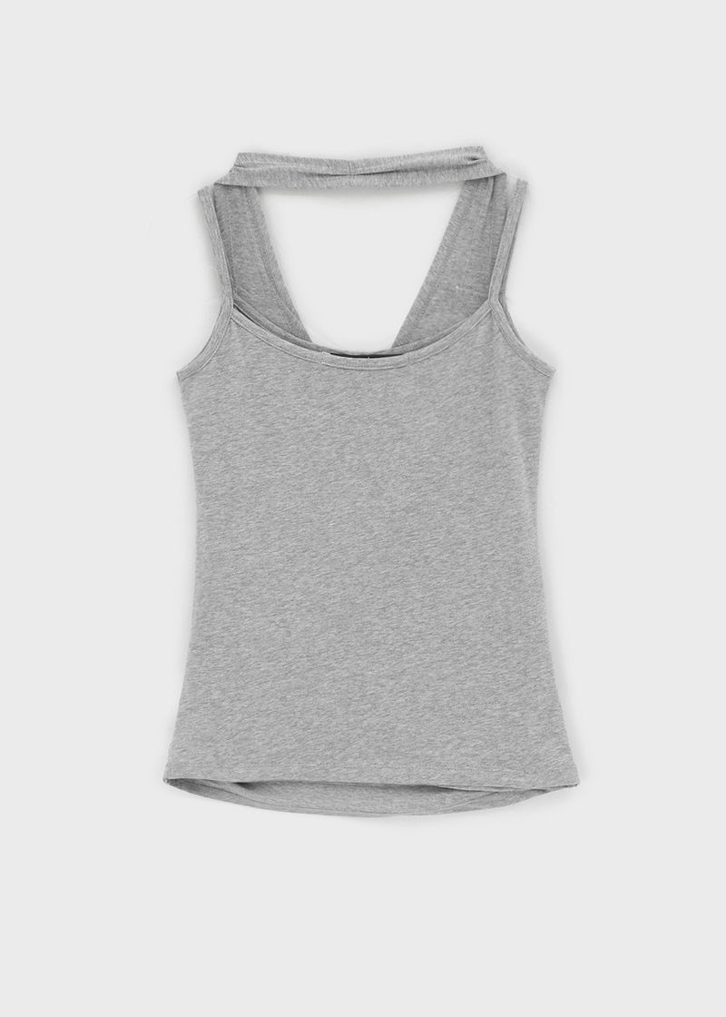 [MADE] Kumel Layered Halter Sleeveless