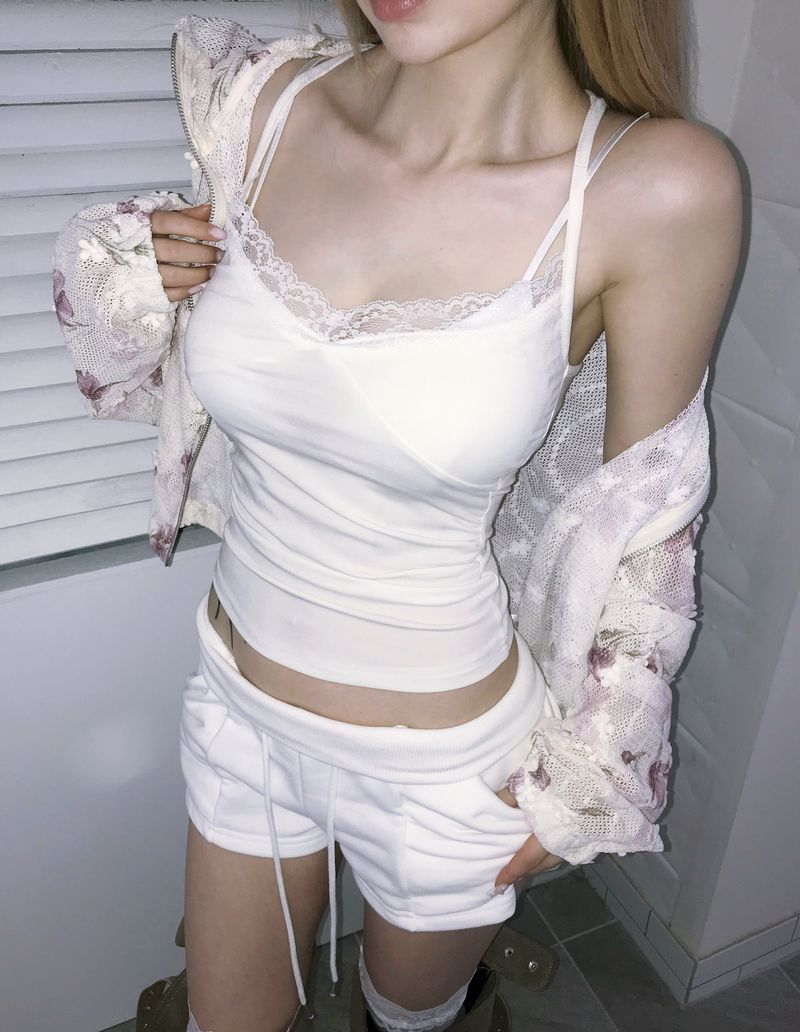 apple lace top(6 color) 