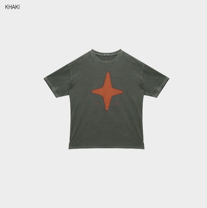 Esper pigment dyeing over t-shirt