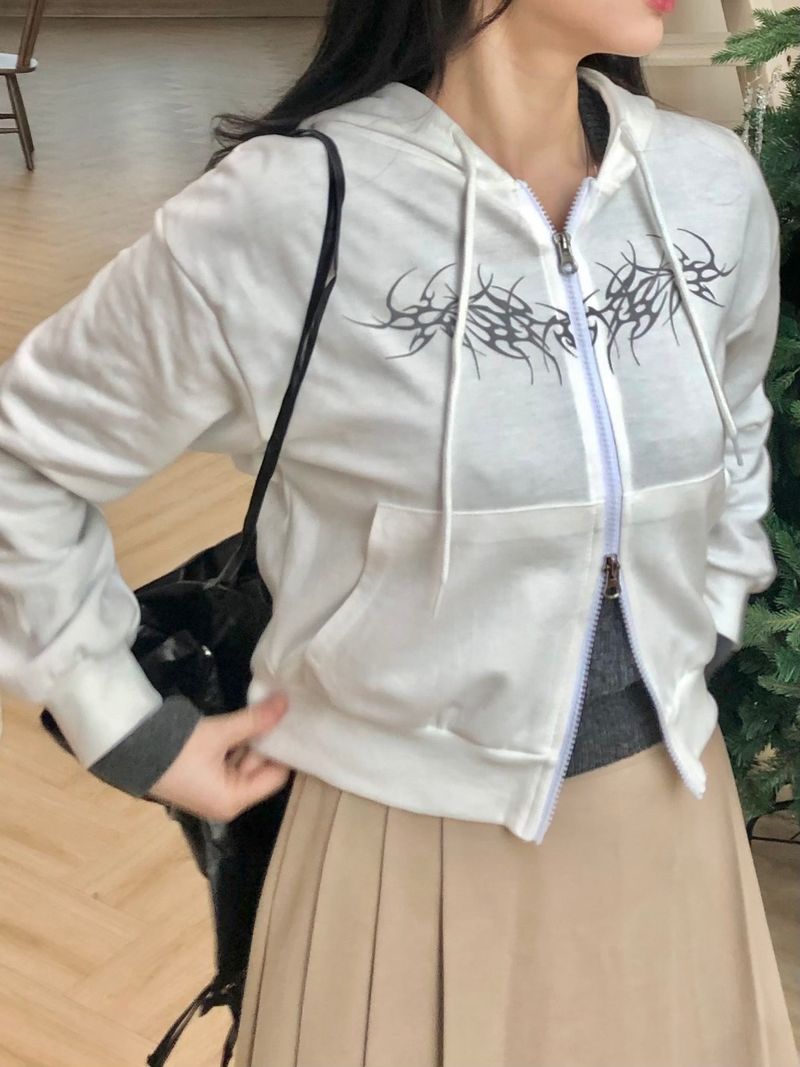 Sender hood zip-up