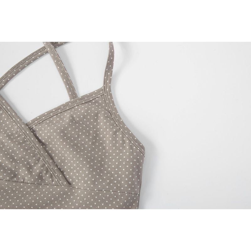 DOT CAMISOLE-BEIGE