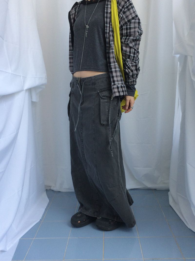 Feminine Flat Neck Long T-Shirt