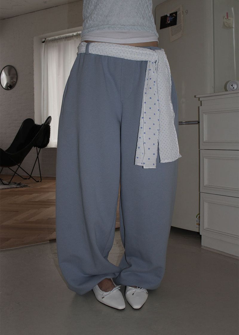 eon（イオエン）の「(UNISEX) BELTED SWEAT PANTS (3color)（Pants）」