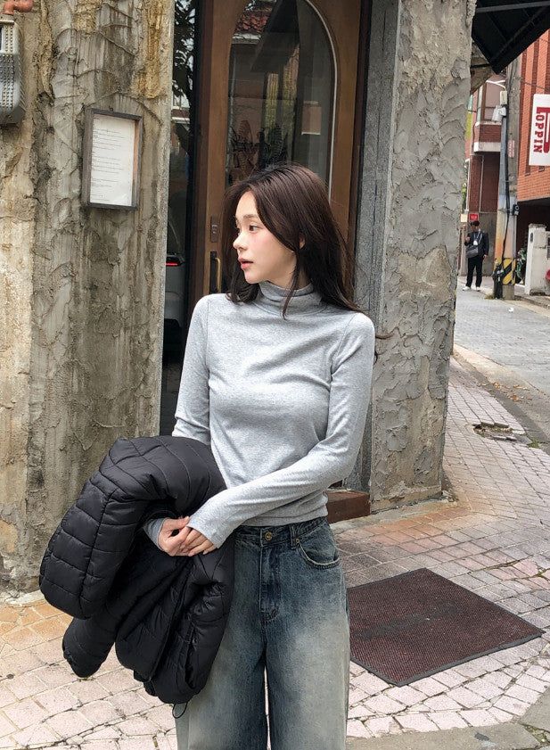 RS Basic High Neck T-Shirt (5color)