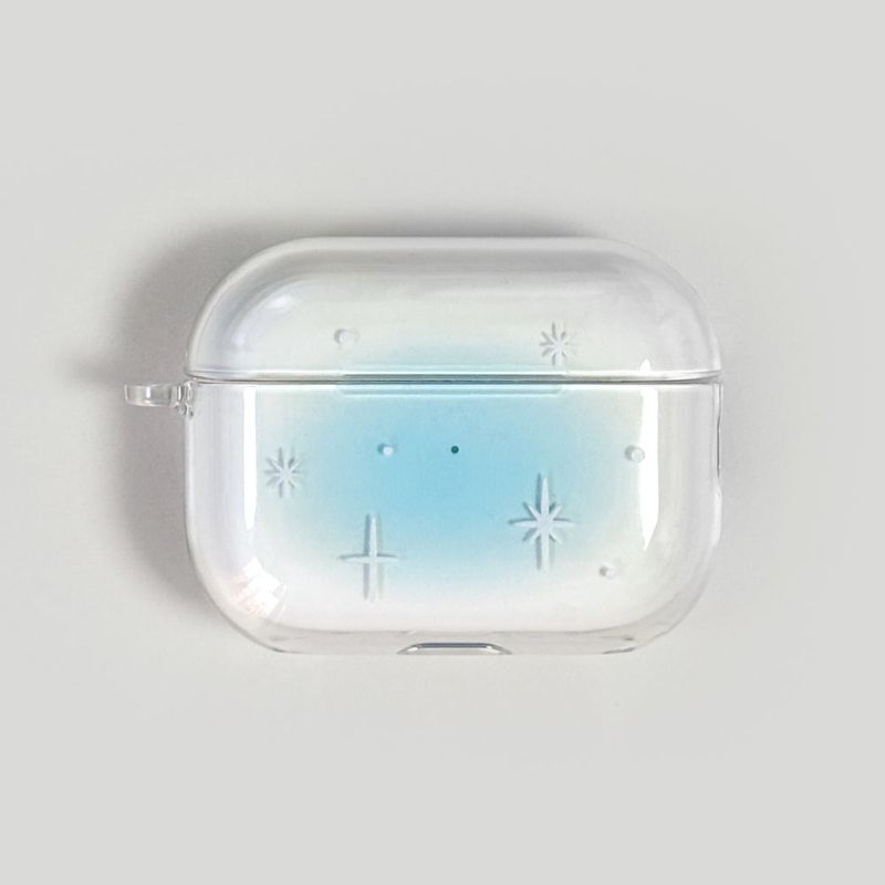 [AirPods] Twinkle star hard case (Blue) (only case)