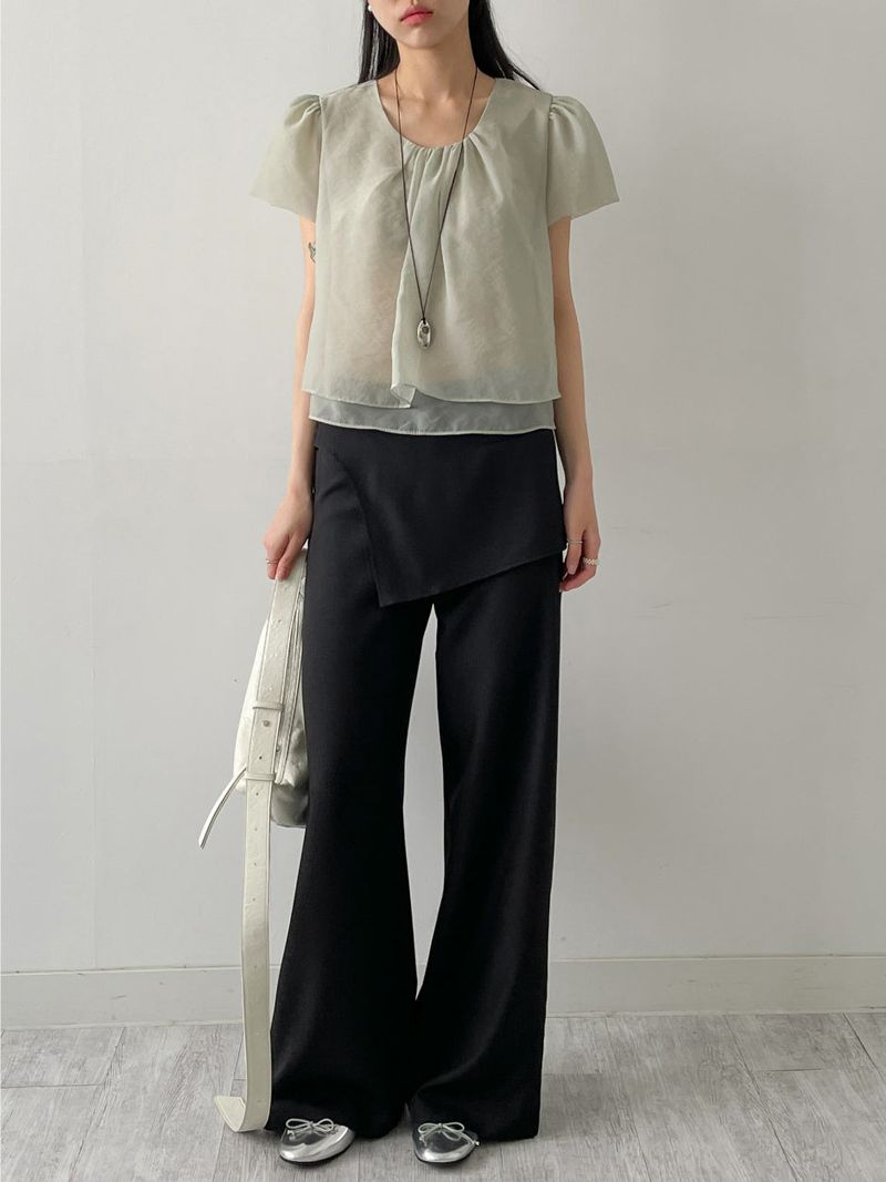Mahal Wrap Semi-Wide Slacks