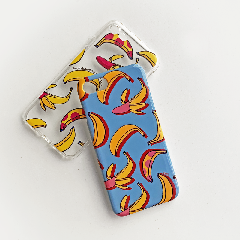 Pink Banana (Galaxy) Glossy Hard Case