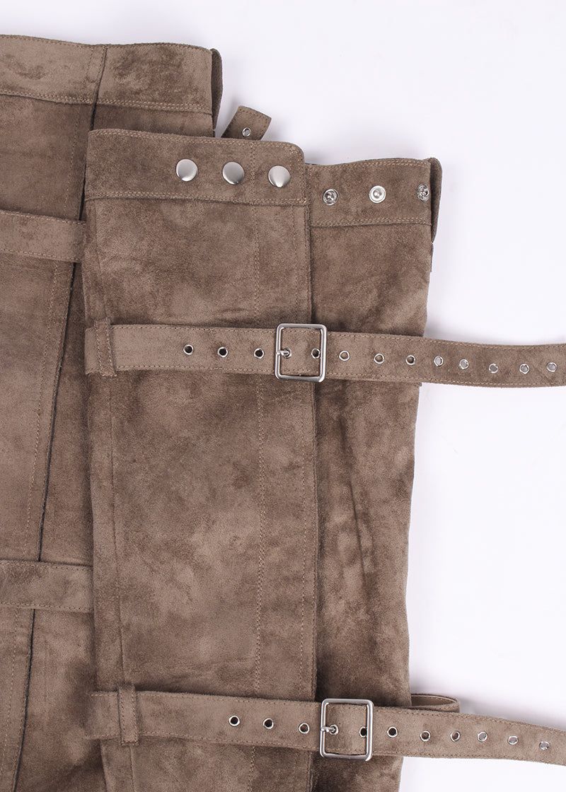 BUCKLE THIGH HIGH BOOTS