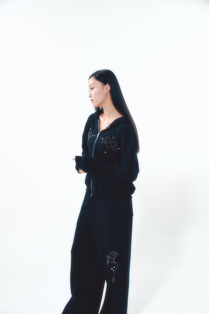 Pearl Track Pants Black