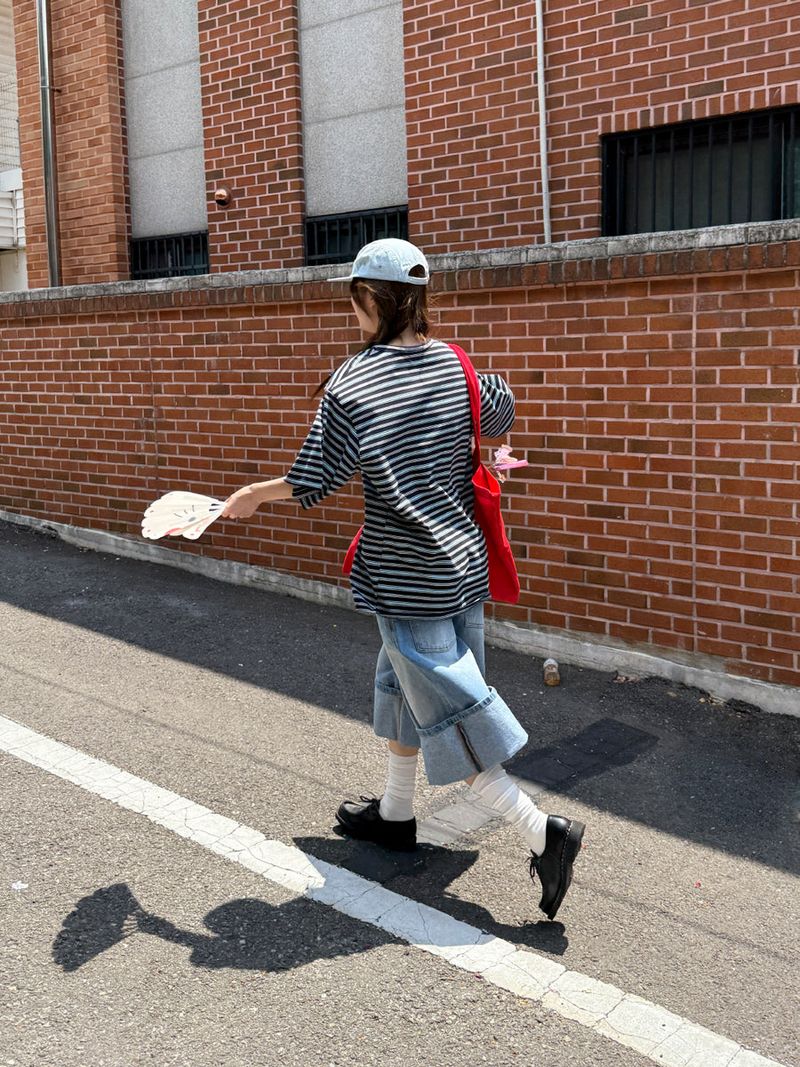 bermuda denim pants