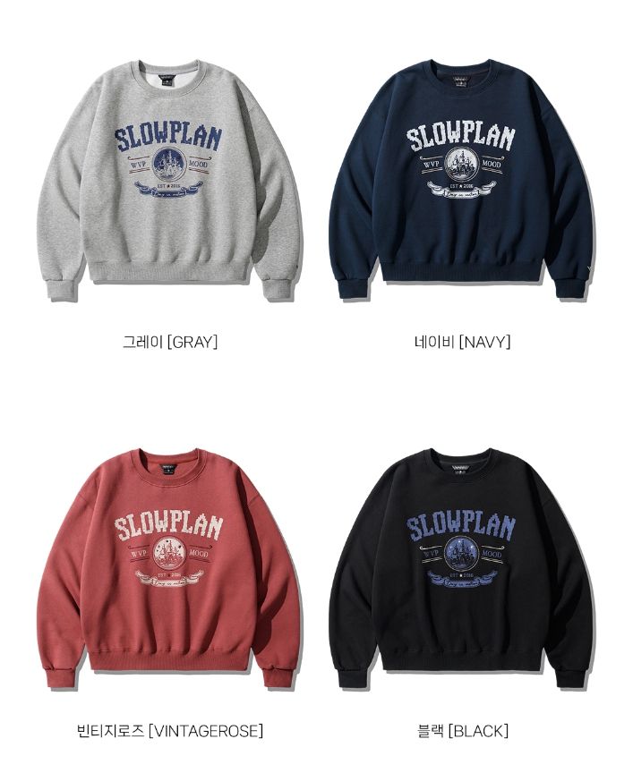 26FW★ Slow Plan Sweatshirt