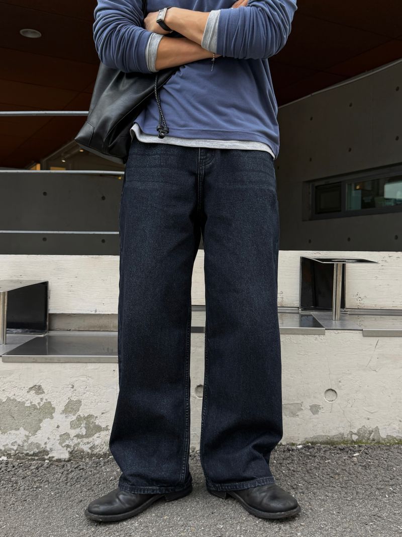 Pitner wide denim pants
