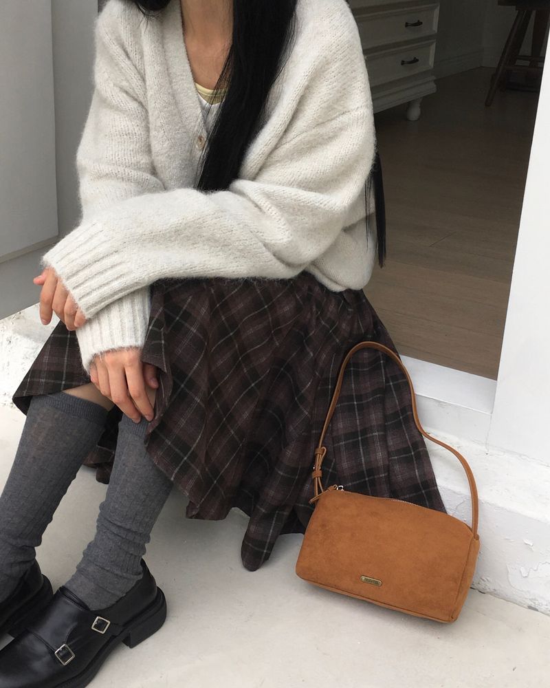 [ORIGINAL] Sco Check Layered Skirt