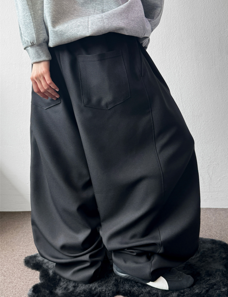 Cat Silky Balloon Loose Balloon Slacks 4 Colors
