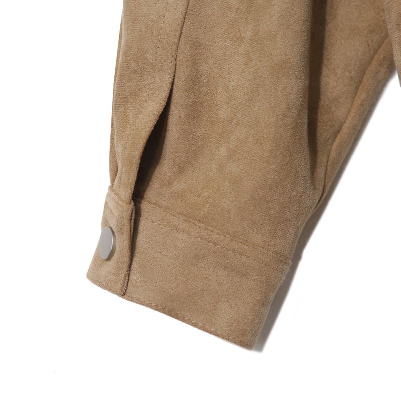 LMN Abe Minimal Hidden Suede Jacket (2 colors)