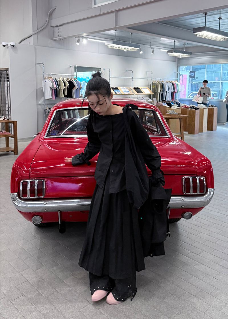 WOOHWA(ウファ)の「 MELLOW WAVE PLEATS SKIRT(Skirts)」