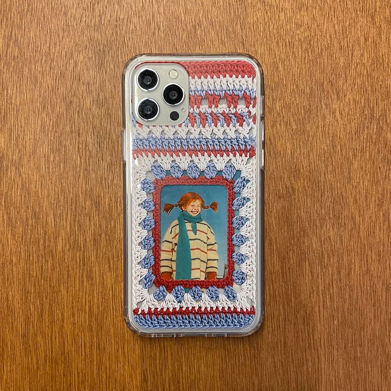 DELPHIN(デルフィン)の「MOTIF FRAME HARD JELL CASE_RED & WHITE(Smartphone Accessories)」