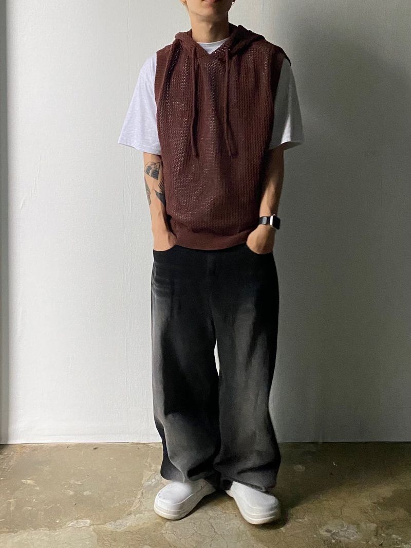 Net Hooded Vest 3C