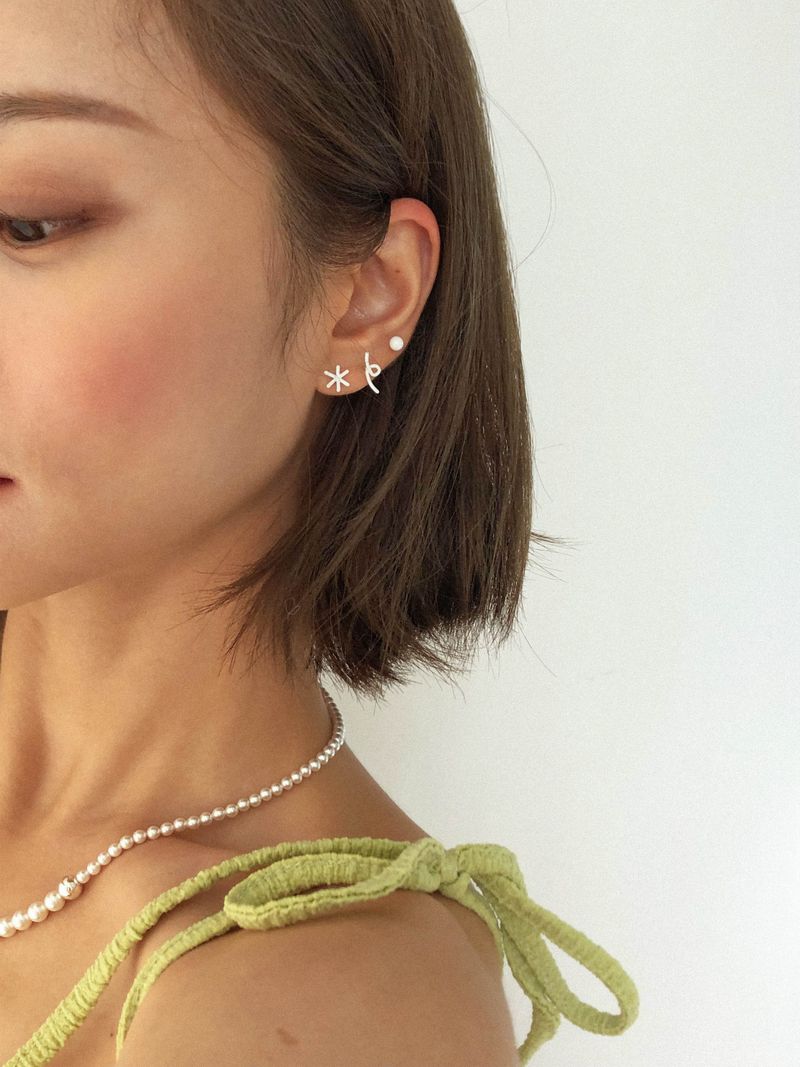 3, 4, 5mm Ball piercing (White)