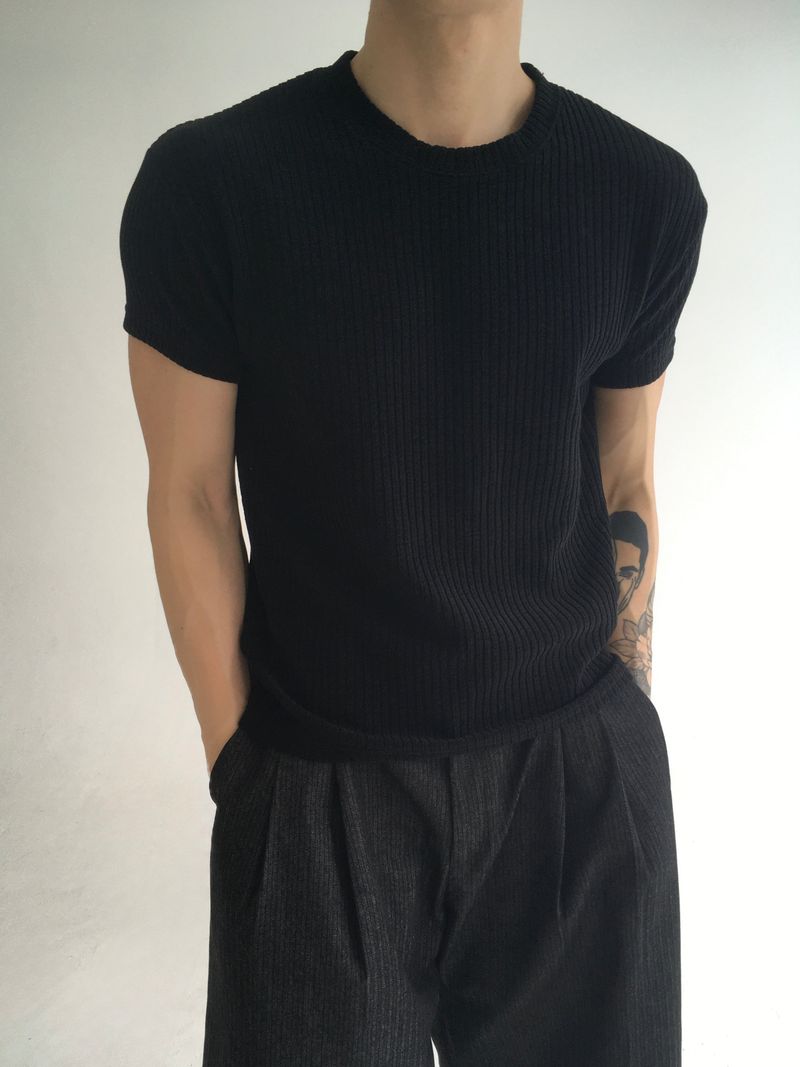 crop ned short sleeve(3colors)