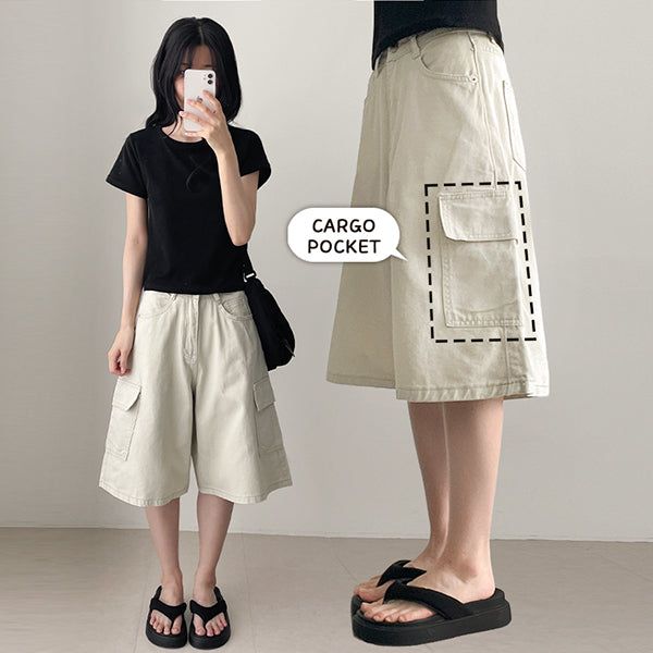 Cargo Half Pants Casual Bermuda (3 colors)