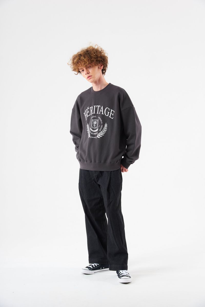 Heritage Sweatshirts Charcoal
