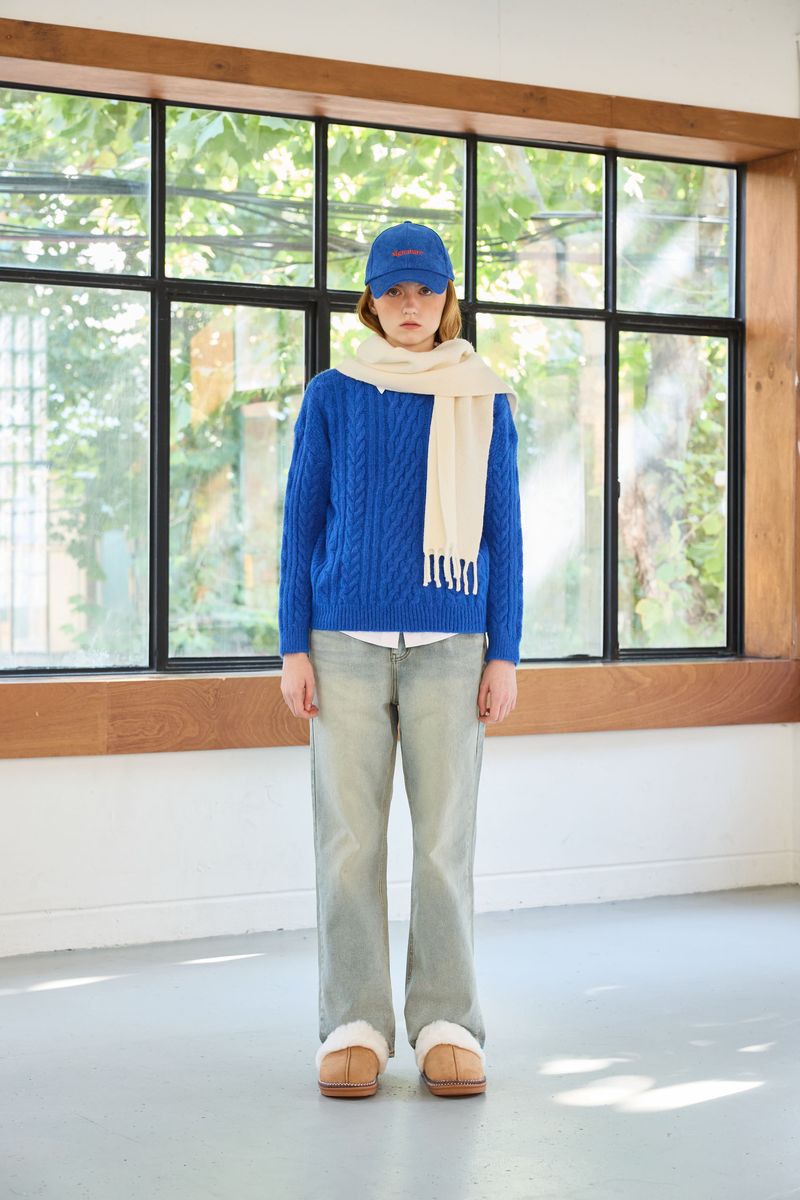JUICY ROUND KNIT / BLUE