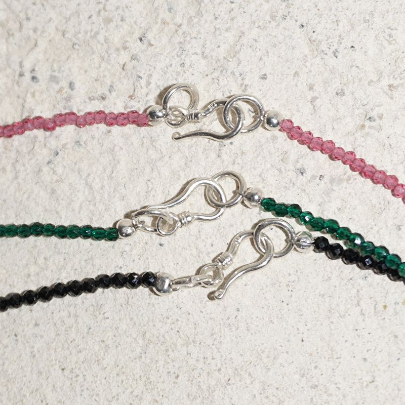 GLITTER NECKLACE BLACK