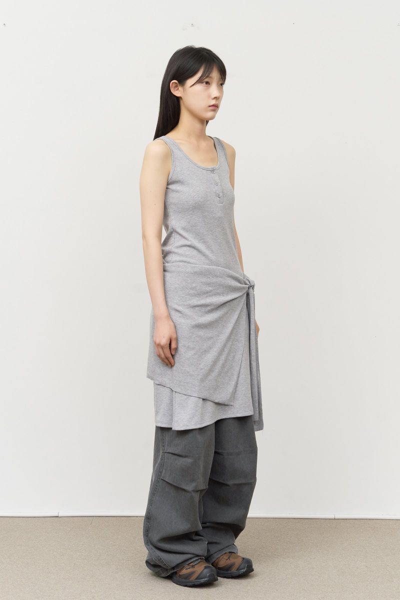 (W) Luna Wrap Layered Onepiece