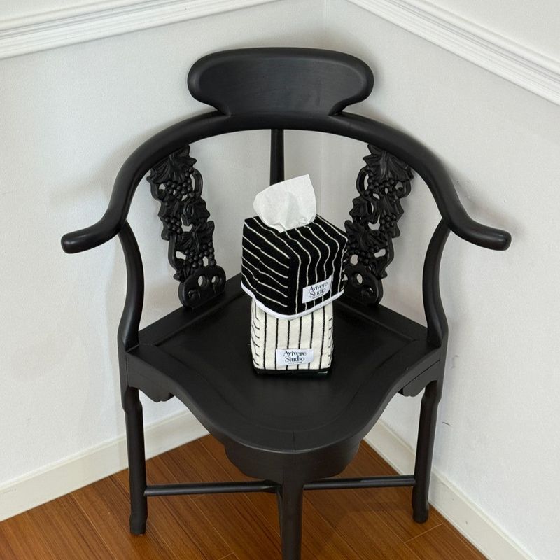 Tissue cover M_terry blackwhite