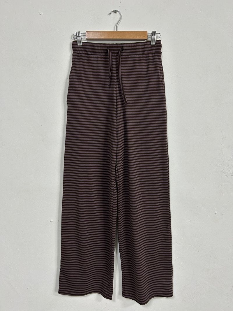 (3colors) stripe natural pants