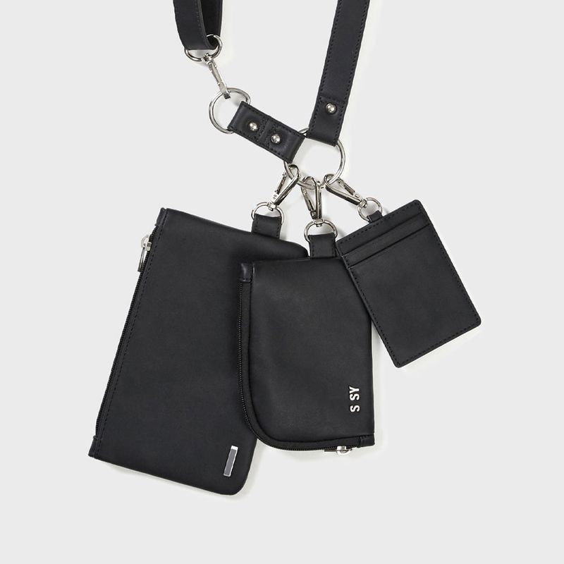 3 pouch utility strap bag