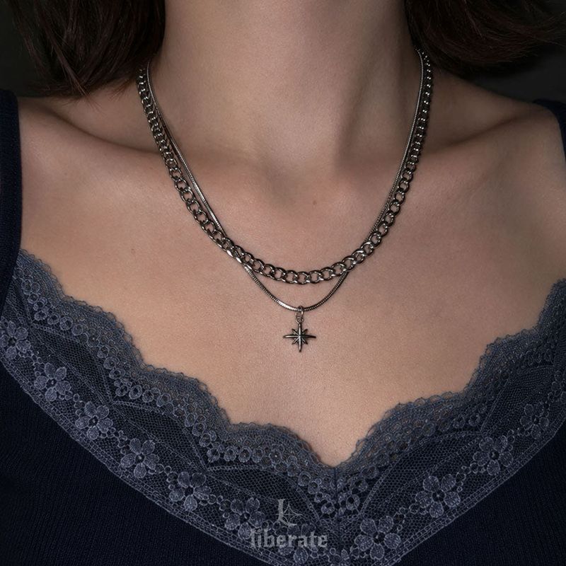liberate（リベレイト）の「[Surgical Steel] ポラリス ネックレス（アクセサリー）」
