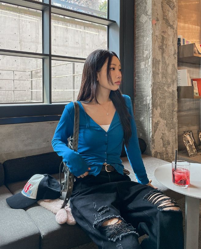 [U-BASIC] Sheer Summer Basic Cardigan