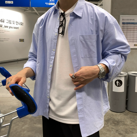 Logane Basic Oxford Overfit Shirt