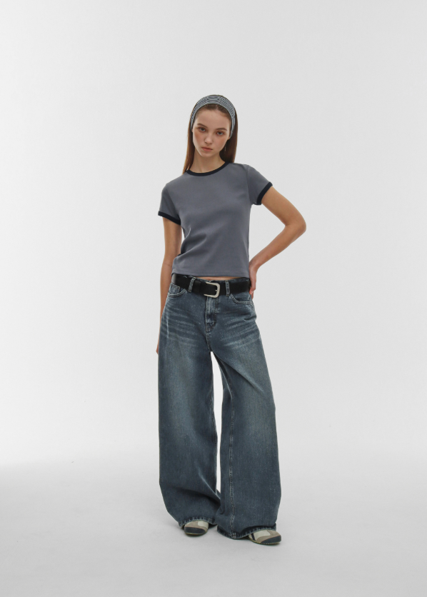 BLACKUP（ブラックアップ）の「[B-DENIM] クラシックワイド 036（パンツ）」