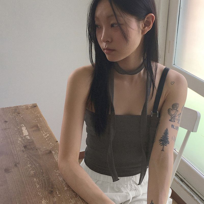 WONDER WONDER(ワンダーワンダー)の「Cable ribbed tank top(Tops)」