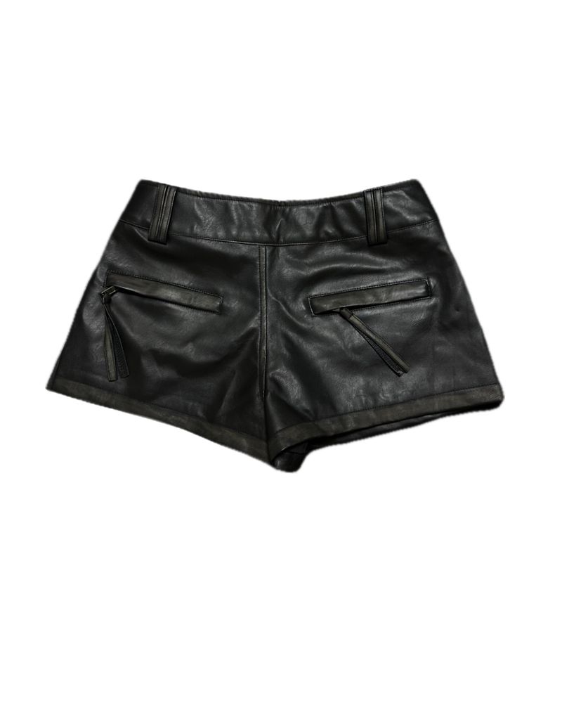 Leather carpenter shorts